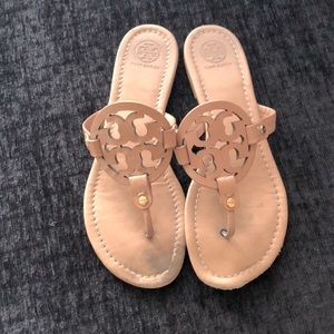 Tory Burch Miller sandal, Makeup, Size 9M